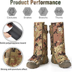Snake Guards Snake Bite Protection for Lower Legs Snake Gaiters Leggings Fit for Men & Women Waterproof Snake Guards for Legs Snake Bite Protection for Hunting Hiking Thorns Branches Hard Rocks