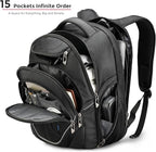 Swissdigital Design TSA Business Laptop Backpack For Men,Travel Backpack With USB Charging Port,College Tech Backpacks With RFID Pockets Presents For Men Fits 15.6 Inch Computer | J16BT-1