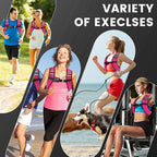 Weighted Vest Woman - Womens Weight Vest for Walking, Strength Training Weight Vests for women, Reflective Stripe Fitness Vest for Workout Running Jogging