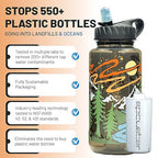 Epic Water Filters Nalgene OG Water Bottle with Filter, USA Made, BPA Free, Removes 99.99% Tap Water Contaminants, Forever Chemicals, Atomic Child, 32 oz