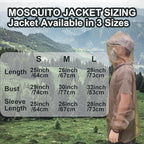 Aventik No-See-Um Mesh Mosquito Jacket Mosquito Pant for Outdoor, Multiple Sizes to Fit Everyone Stay Safe and Cool