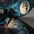 Sleeping Bags for Adults Youth Kids,3D Printing Camping Sleeping Bag for Girls Boys Lightweight Waterproof Cold/Warm Weather Sleeping Bag for 3 Seasons