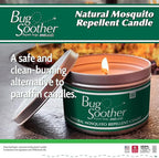 Bug Soother - Natural Insect, Gnat and Mosquito Repellent Candle, 1oz Bottle of Bug Spray Deterrent - Safe for Adults, Kids, Pets, Environment - Made in USA