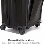 TUMI - Alpha International Expandable 4 Wheeled Carry-On - Rolling Carry On Suitcase for Domestic & International Travel - Black