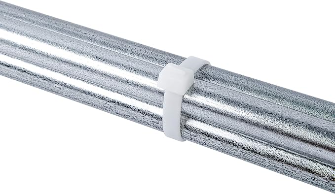 Gardner Bender 45-315 Cable Tie, 14 Inch., 75 lbs. Tensile Strength, Wire / Cord Management Industrial and Household Use, Nylon Zip Tie, 8 Pk., Natural