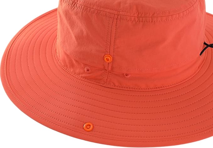 Connectyle Sun Hat for Men Women Outdoor UV Protection Safari Hat for Fishing Hiking Gardening Breathable Cowboy Hat UPF50