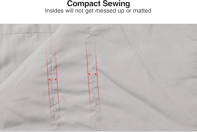 REDCAMP Ultra Lightweight Sleeping Bag for Backpacking, Hiking, Comfort for Adults Warm Weather, with Compression Sack