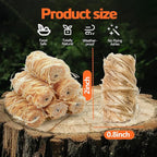 36PCS Fire Starters for Campfires Grill BBQ Camping Fireplace Fire Pit,Quick Light Wood Charcoal Fire Starter, Waterproof-Natural Fire Starters Camping fire Starter Charcoal Starters