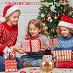 Snowman Christmas Decorations Solar Powered with LED Lights Outdoor Christmas Lanterns for Porch, Solar Snowman Lights Outdoor for Holiday Decor