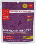 GOOD TO-GO Mushroom Risotto | Camping Food, Backpacking Food | Just Add Water Meals, Backpacking Meals | Dehydrated Meals Taste Better Than Freeze Dried Meals