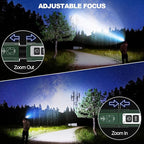 Rechargeable Flashlights High Lumens - Super Bright Small Pocket Magnetic Flashlight, 8 Modes LED Tactical Flash Light, Dual Button Powerful Flashlight for Camping (2, Hunter Green)