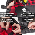 GEERTOP Flannel Sleeping Bags for Adults Big & Tall People Portable Cold Weather Envelope XXL All Seasons Camping Sleeping Bag