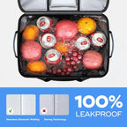 Maelstrom Collapsible Soft Cooler Bag, 24/30/60/75 Cans Beach Cooler, Ice Chest, Leakproof & Portable for Beach, Camping, Road Trips & Grocery Shopping