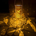 Hummingbird Solar Lanterns Outdoor Waterproof, Birthday Gifts for Women Mom Grandma, Hanging Solar Lights for Yard, Patio, Porch, Garden Decor, Christmas Gifts for Her/Him