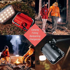 CLAYMORE Ultra Mini (Dark Gray) - Outdoor Rechargeable LED Light for Camping, Tent, Backpacking, Emergency and Industrial Use. Waterproof, Portable Lantern with USB-C, Up to 24 Hours Battery Life.