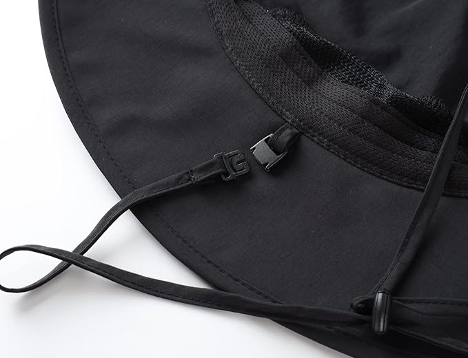 Home Prefer UPF50+ Mens Sun Hat Wide Brim Fishing Hat for Men UV Protection Womens Beach Bucket Hat for Golf Hiking Gardening