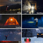 BOBKID 3 Pack Camping Lantern, Outdoor LED Camping Light, Rechargeable Flashlights with 1000LM, 6 Modes, IPX5 Waterproof Portable Emergency Camp Light for Hurricane Survival - Green