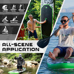 FunWater Inflatable Stand Up Paddle Board with Premium SUP Paddleboard Accessories, Anti-Slip EVA Deck, 11'/10'6'' Paddle Boards for Adults & Youth of All Skill Levels