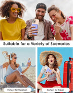 TG90° Portable Phone Charger Ultra Mini Power Bank with Built-in Foldable AC Wall Plug and Cables,5000mAh External Battery Pack Compatible with iPhone 17 16 15 14 Android Smart Devices