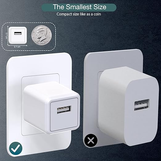 iPhone Charger,Cube iPhone Charger Travel 2Pack 6FT Lightning Cable Cord Quick Fast Charging Cord USB Wall Chargers Travel Plug Adapter for iPhone14/13/12/11/10/X/8 Plus/XR/XS Max/7/SE/iPad,Airpods