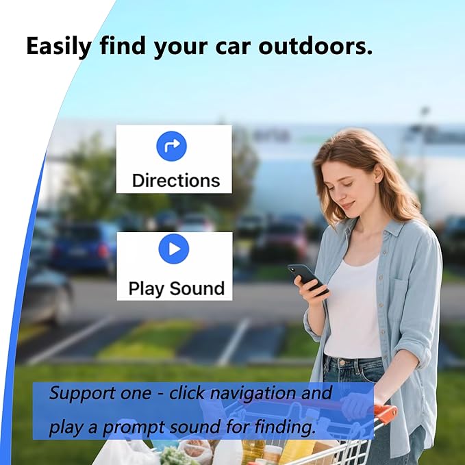 Super Magnetic! 360 Days of Battery Life! Apple Find My Subscription-Free GPS Car Locator - Waterproof and Drop-Proof, Stealth Tracking, 1 Year Only Replacement Not Repair