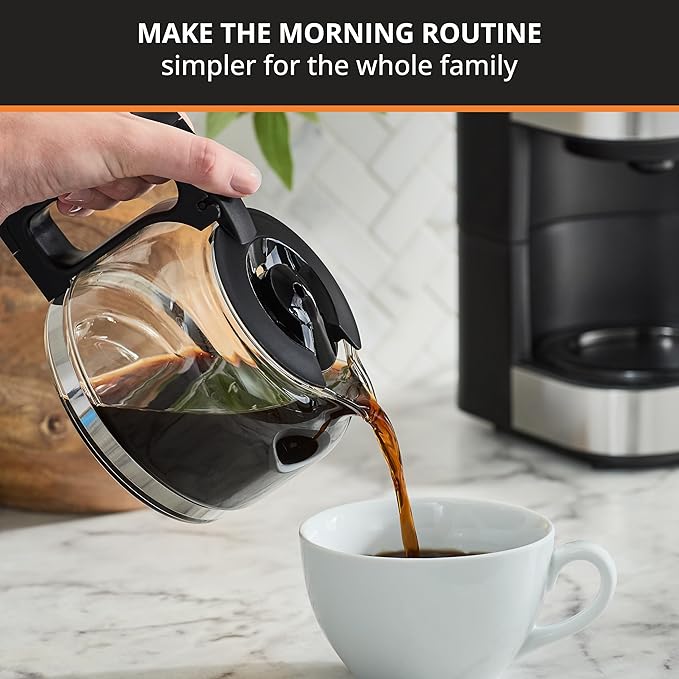 KRUPS Simply Brew Coffee Maker with Pause & Brew, Keep Warm and Reusable Filter