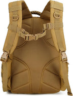 30L Military Tactical Backpack for Men 3 day Assault Pack Molle Daypack Army Hiking Rucksack (Khaki)