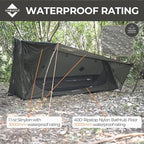 onewind Ultralight One Person Bivy Tent, Backpacking Tent for Single Person Waterproof Silnylon Lightweight for Camping Backpacking Hiking, NO Trekking Pole