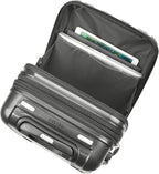 DELSEY PARIS Helium Aero Hardside Expandable Luggage with Spinner Wheels, Brushed Charcoal, 2-Piece Set (19/28)