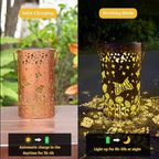 Butterfly Solar Lanterns Outdoor Waterproof, Birthday Gifts for Women Mom Grandma, Hanging Solar Lights for Yard, Patio, Porch, Garden Decor, Christmas Gifts for Her/Him