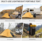 Naturehike Cloud-Up 2 Person Tent Lightweight Backpacking Tent with Footprint - Free Standing Ultralight Camping Hiking Backpack Tents Two Person Tent