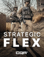 CQR Men's Flex Ripstop Tactical Pants, Water Resistant Stretch Cargo Pants, Lightweight EDC Hiking Work Pants