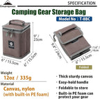 CAMPINGMOON Camping Gear Lantern Storage Case T-8,T-9