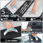 UPWELL 10'6"/11'/11'6" Inflatable Paddle Board, Stand Up Paddlboard for Youth & Adults, Stable Design, Premium SUP Accessories, Backpack, Leash, Hand Pump, Fins