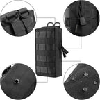 2 Pack Molle Pouches - Tactical Compact Water-Resistant EDC Pouch Bag Small Utility Pouch