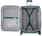 Samsonite UpLIFT Lightweight Large Checked Softside Luggage with Spinner Wheels - Expandable - Airline-Approved, Polyester Soft Suitcase for Ultra Light Travel - Emerald Green