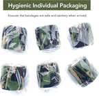 RISEN Cohesive Bandage 2” x 5 Yards, 6 Rolls, Self Adherent Wrap Medical Tape, Adhesive Flexible Breathable First Aid Gauze Ideal for Stretch Athletic