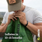 Klymit Static V Luxe and Static V Inflatable Sleeping Pads Bundle with V-Shaped Design for Comfortable Camping