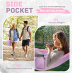 Camping Hammock Lightweight, Portable Hammocks Parachute Hammock with Two Tree Straps, Single or Double Travel Swing Nylon Camp Hammocks, Outdoor Essentials for Beach Backpacking Hiking, Orange