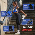 ZELUS Weighted Vest for Women Men, 6/8/12/16/20lb Weight Vest with Arm Pouch Reflective Strips, U-Shaped Rucking Vest for Strength Training Muscle Building, Walking Running Vest for Fitness