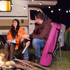 Xxerciz Foldable Camp Chair Replacement Bag with Shoulder Strap for Outdoor Camping, Travel Carrying Cover Heavy Duty Large Storage Folding Chair Bag (Chair is not included)