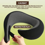 Travel Pillow uses Memory Foam to Support Neck Comfort, car Travel, Compact,Airplane Sleep Pillow Black