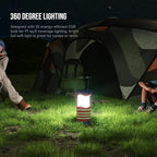 Lichamp LED Camping Lantern, 4 Pack Battery Powered Flashlight for Power Outages, Portable Collapsible Hanging Light Essential for Home, Outdoor, Emergency Lamp Survival Kit Gear for Hurricane, C2