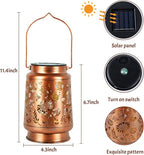 Sunflower Solar Lantern Lights, Outdoor Lanterns Garden Decor, Hanging Solar Lantern for Backyard Porch Patio Table Yard Balcony Lawn Pathway, Gifts for Women Grandma Mom, 1PCS