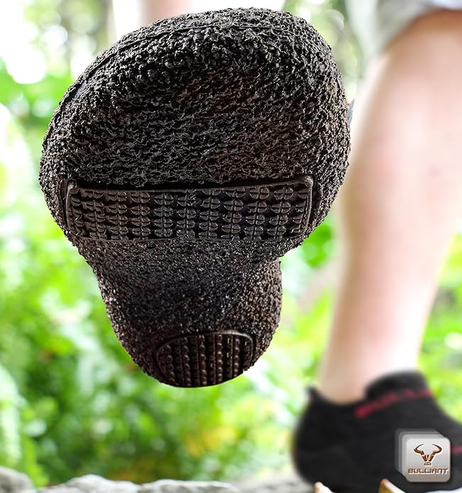 BULLIANT Men Slipper Socks,Grip Socks Hiking Water Shoes Barefoot Shoes for Outdoor Walking Exercises