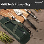 Grill Accessory Storage Bag, Tools Storage for Outdoor Grilling, Extra Thick Grill Tools Storage Bag, Suitable for Grill Utensil Storage, BBQ Tool Storage. Storage Container for Grill