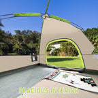 CAMPROS CP Tents for Camping 4 Person Tent Waterproof Windproof Double Layer Camping Tent, Easy Setup Dome Tent with Large Mesh Windows & Wider Door for Outdoor Camping & Hiking