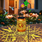 TEDOF Hummingbird Solar Lanterns Outdoor Waterproof,Metal Garden Decor with Sheep Hook for Yard Backyard Porch Landscape,Mothers Day Gifts for Mom Woman Grandma