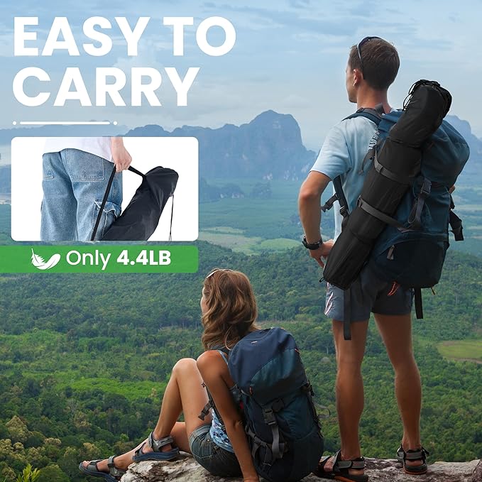 2 Pack Portable Camping Chairs Folding Lawn Chair Outdoor Lightweight Beach Chair with Cup Holder & Carry Bag for Outside Sports, Fishing, Hiking, Travel, Picnic, Backyard (Navy)