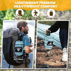 NATUREFUN Ultra-Light Travel Camping Hammock | 300kg Load Capacity,Breathable,Quick-Drying | 2 x Premium Carabiners,2 x Nylon Slings Included | Outdoor Indoor Garden